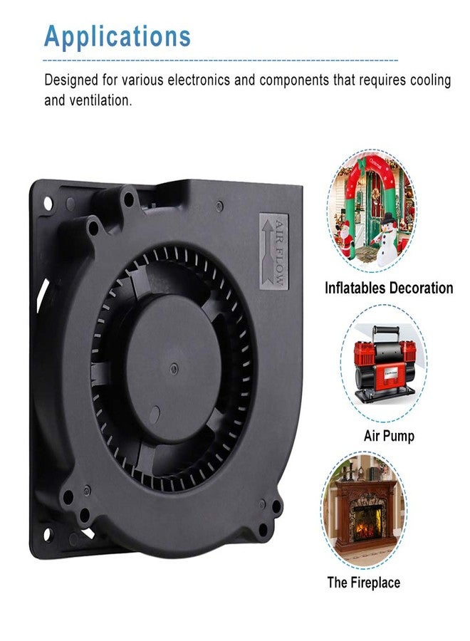 GDSTIME Brushless Radial Blower Fan High Speed 24V DC Centrifugal Fan 120mm x120mm x 32mm - Image 4
